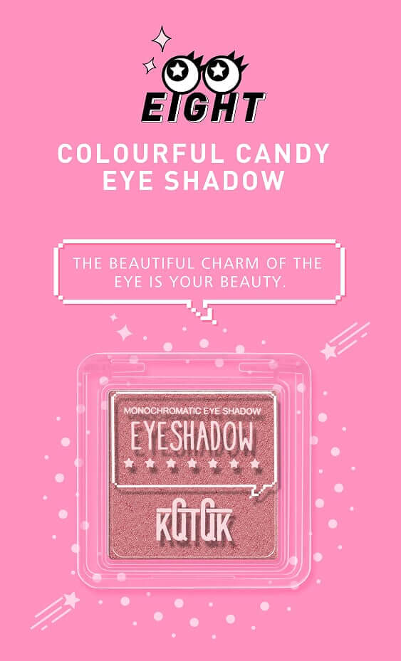 Colourful Candy Eye Shadow #1 อายแชโดว์เนื้อนิ่ม ให้ประกายชิมเมอร์วิ๊งค์สวย ติดทนยาวนานตลอดทั้งวัน
